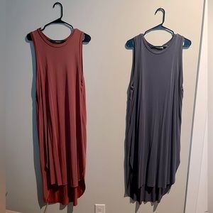 Pair of Lush High Low Dresses - L